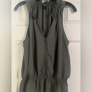 Elegant Green Sleeveless Top